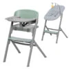 Kinderkraft Livy Olive Green 4-in-1 Meegroeistoel Incl. Calmee Wipstoeltje KHLICA00GRE0000