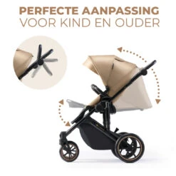 Kinderkraft Prime 2 Sandrose Beige 3-in-1 Kinderwagen Incl. Autostoel KSPRIM02BEG3000 -Kinderwagen Winkel kinderkraft prime 2 beige 3 in 1 kinderwagen ksprim02beg3000 7