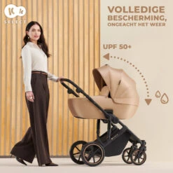 Kinderkraft Prime 2 Sandrose Beige 3-in-1 Kinderwagen Incl. Autostoel KSPRIM02BEG3000 -Kinderwagen Winkel kinderkraft prime 2 kinderwagen sfeerfoto 7 3