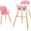 Kinderkraft Sienna Pink 2-in-1 Kinderstoel KKKSIENPNK0000
