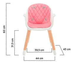 Kinderkraft Sienna Pink 2-in-1 Kinderstoel KKKSIENPNK0000 -Kinderwagen Winkel kinderkraft sienna pink kinderstoel kkksienpnk0000 9