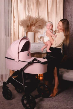 Kunert Mata Black Pink 2-in-1 Combi Kinderwagen MATA-06-BLACK -Kinderwagen Winkel kunert mata black pink 2 in 1 combi kinderwagen mata 06 black 5