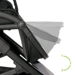 Lorelli Aria Grey 3-in-1 Kinderwagen Incl. Autostoel 1002177-2325 -Kinderwagen Winkel lorelli aria 3 in 1 combi details sfeer 11