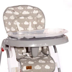 Lorelli Dulce Cool Grey Leather Kinderstoel 1010045-2325 -Kinderwagen Winkel lorelli dulce kinderstoel features 9 1