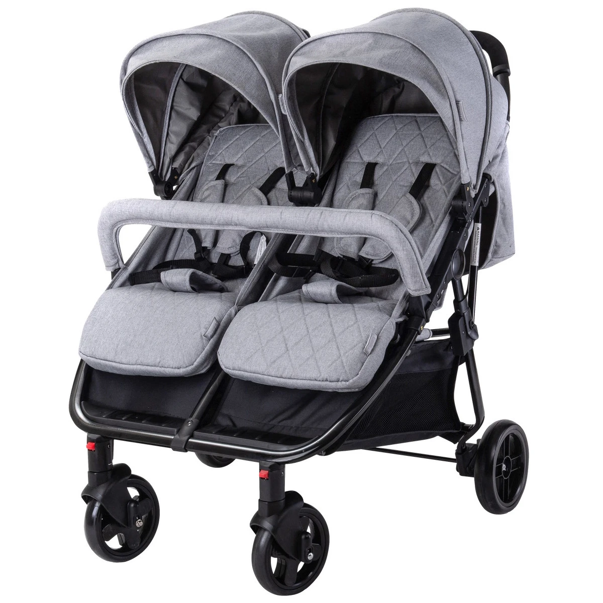 Lorelli Duo Cool Grey Duowagen Incl. Luiertas 1002154-2386 1 Lorelli Duo Cool Grey Duowagen Incl. Luiertas 1002154-2386