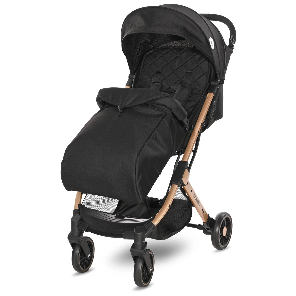 Lorelli Fiorano Black Wandelwagen Incl. Beenkap 1002149-2305 2 Lorelli Fiorano Black Wandelwagen Incl. Beenkap 1002149-2305 - Afbeelding 2