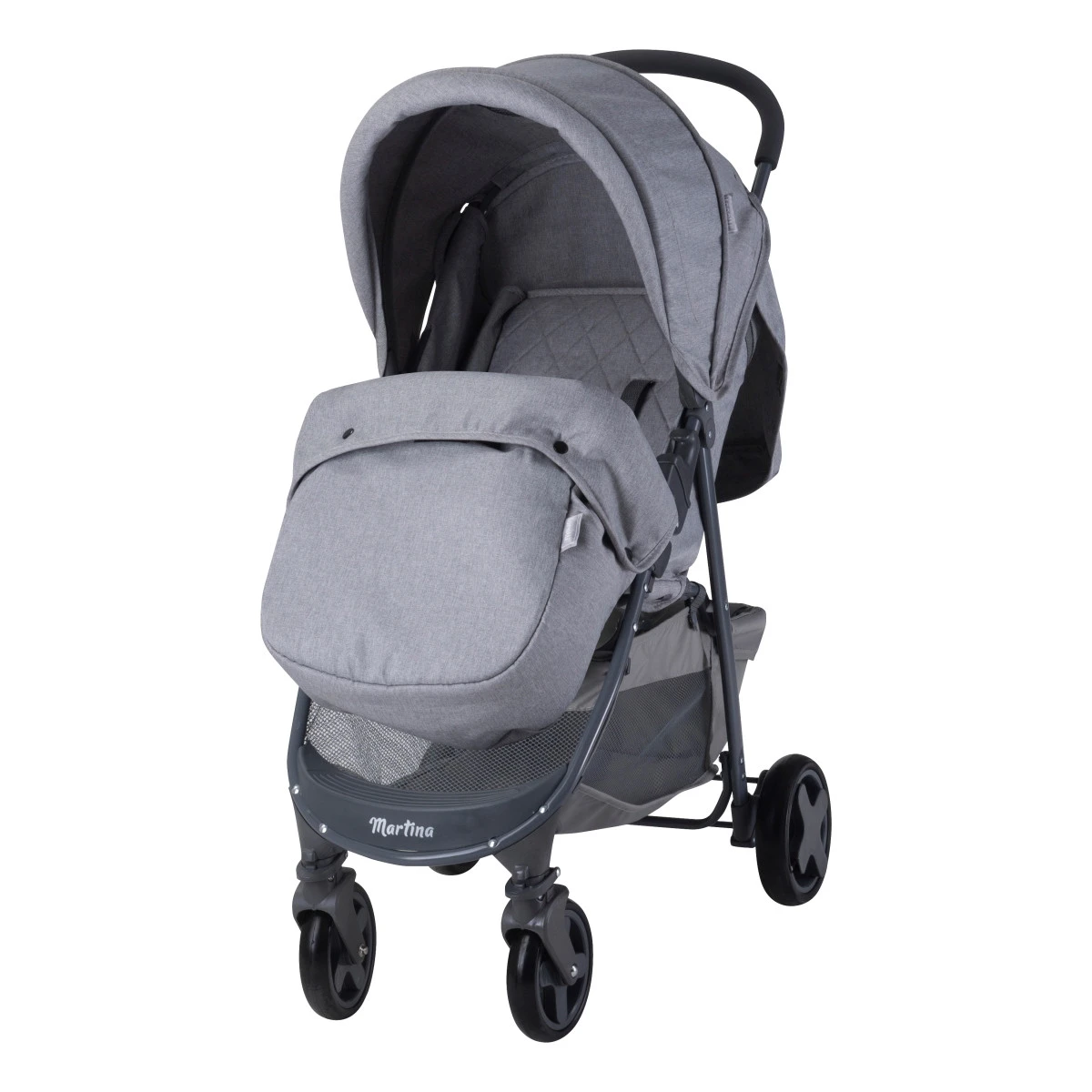 Lorelli Martina Cool Grey Wandelwagen 1002171-2386 2 Lorelli Martina Cool Grey Wandelwagen 1002171-2386 - Afbeelding 2