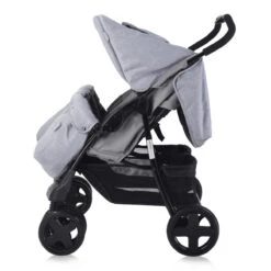 Lorelli Twin Cool Grey Duowagen Incl. Luiertas 1002007-2386 -Kinderwagen Winkel lorelli twin cool grey duowagen incl. luiertas 1002007 2386 3
