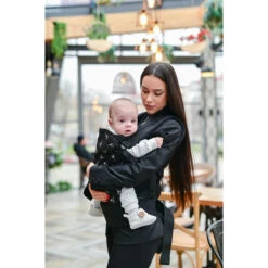 Lorelli Wally Black Floral Ergonomische Draagzak 1001016-0002 -Kinderwagen Winkel lorelli wally black floral ergonomische draagzak 1001016 0002 6