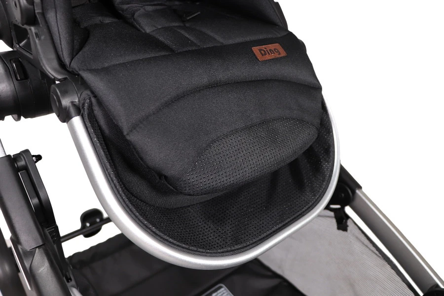 Ding Amigo Black/Silver Tandem Duowagen DI-191704 8 Ding Amigo Black/Silver Tandem Duowagen DI-191704 - Afbeelding 8