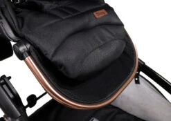 Ding Amigo Black/Rose Tandem Duowagen DI-191706 -Kinderwagen Winkel mamaloes ding amigo rosegoud 40