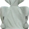 MamaLoes Badstof Stone Green Groep 2/3 Autostoelhoes ML6487