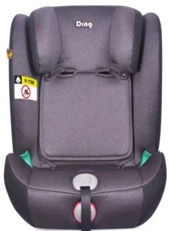 Ding York Grey Leather I-Size Autostoel 9-36 Kg K63 -Kinderwagen Winkel mamaloes ding york black i size autostoel 9 36 kg k63 3 1