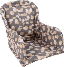 MamaLoes Panter Antraciet Stoelverkleiner ML7245