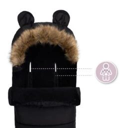 Momi Black Universele Voetenzak AKCE00032 -Kinderwagen Winkel momi black universele voetenzak akce00032 4