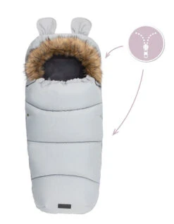 Momi Grey Universele Voetenzak AKCE00034 -Kinderwagen Winkel momi grey universele voetenzak akce00034 3