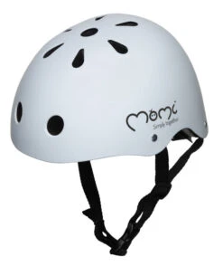 Momi Mimi Matte Grey 47-58 Cm Kinderhelm ROBI00049