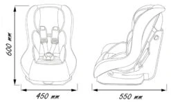 Nania Maxim Eco Grey 0-18 Kg Autostoel 1009500913-X2 -Kinderwagen Winkel nania maxim eco grey 0 18 kg autostoel 1009500913 x2 5
