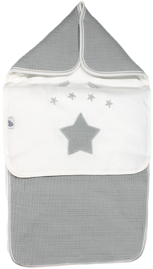 Petit Villain Hydrofiel Grijs Universele Autostoel Voetenzak 1 Petit Villain Hydrofiel Grijs Universele Autostoel Voetenzak