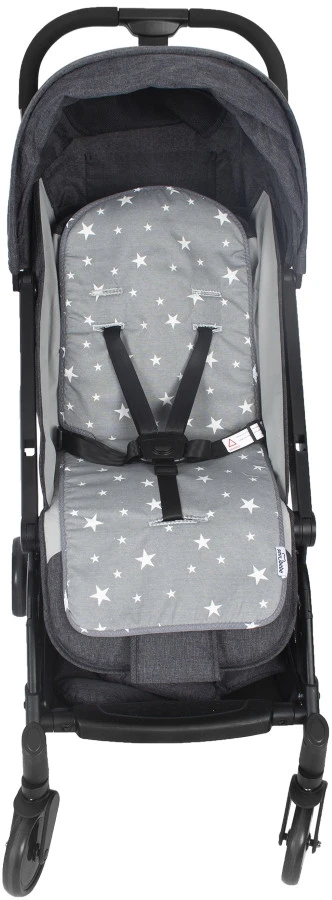 Sevibaby Star Grijs Wandelwagen/Buggy Inlegkussen 43-13 3 Sevibaby Star Grijs Wandelwagen/Buggy Inlegkussen 43-13 - Afbeelding 3
