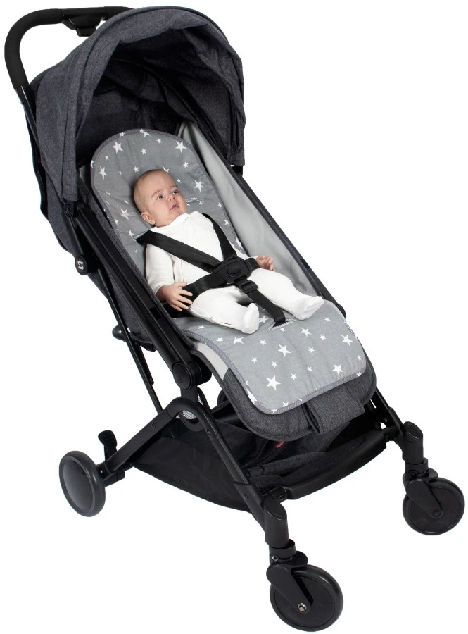 Sevibaby Star Grijs Wandelwagen/Buggy Inlegkussen 43-13 4 Sevibaby Star Grijs Wandelwagen/Buggy Inlegkussen 43-13 - Afbeelding 4