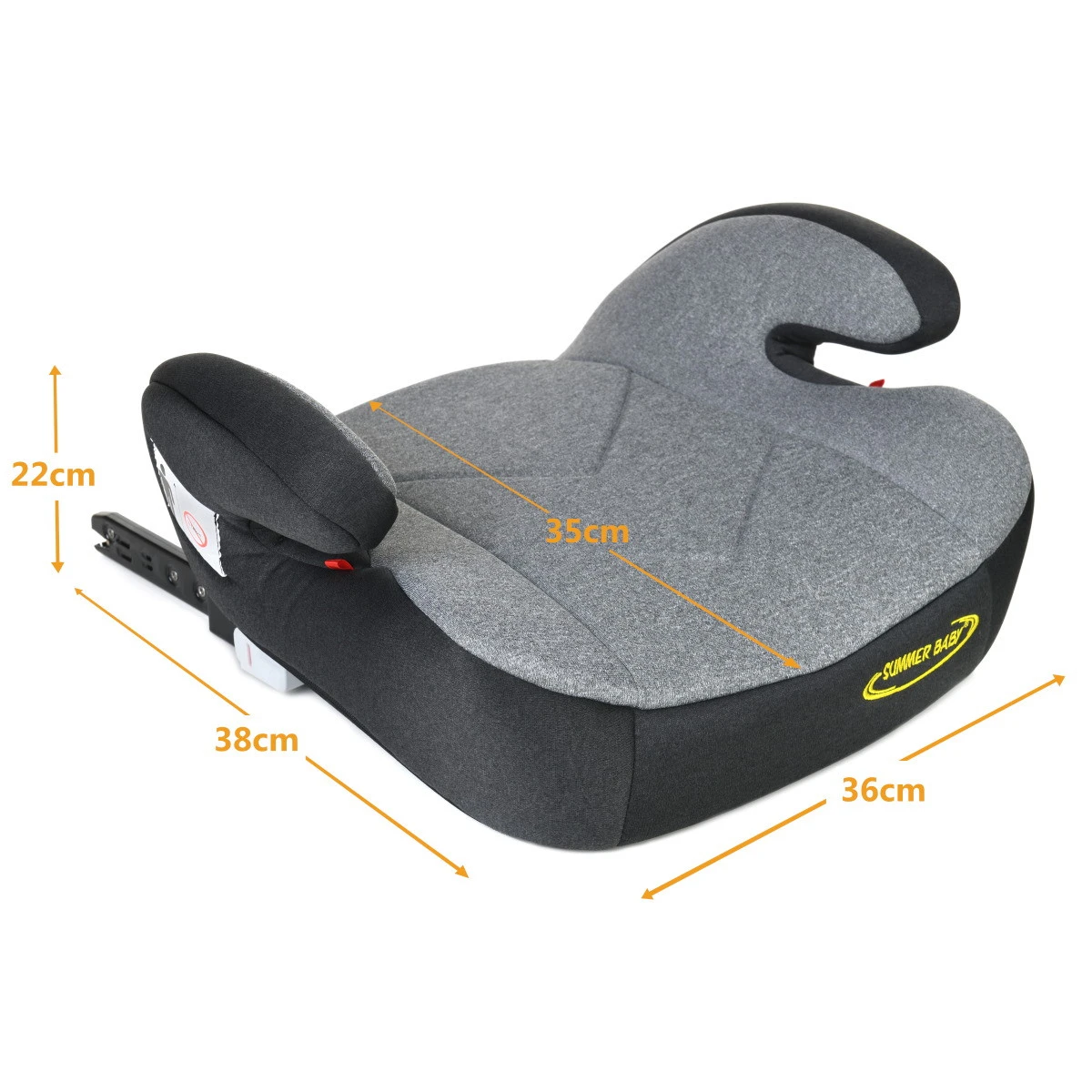 Summer Baby Uno Grey Isofix 22-36 Kg Booster 6 Summer Baby Uno Grey Isofix 22-36 Kg Booster - Afbeelding 6