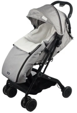 Zaffiro Melange Antraciet Wit Universele Afritsbare Voetenzak S13 -Kinderwagen Winkel zaffiro voetenzak grey melange 1