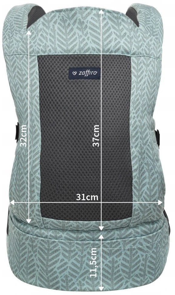 Zaffiro City Air Beige Leaves Ergonomische Draagzak 7398 5 Zaffiro City Air Beige Leaves Ergonomische Draagzak 7398 - Afbeelding 5