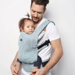 Zaffiro City Graphite Leaves Ergonomische Draagzak 45400 -Kinderwagen Winkel zaffiro city mint leaves ergonomische draagzak 1