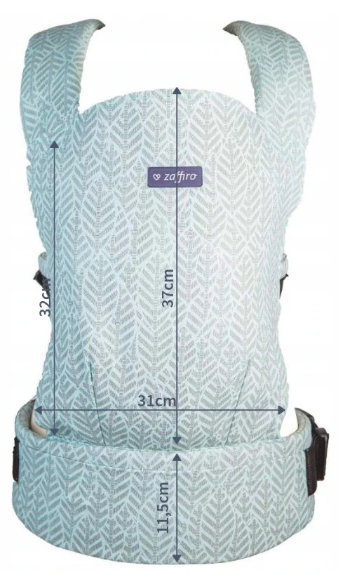 Zaffiro City Beige Leaves Ergonomische Draagzak 45394 2 Zaffiro City Beige Leaves Ergonomische Draagzak 45394 - Afbeelding 2