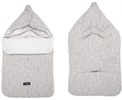 Zaffiro Grey Leaves Basic 5-in-1 Voetenzak 7572 -Kinderwagen Winkel zaffiro grey leaves basic 5 in 1 voetenzak 7572 2