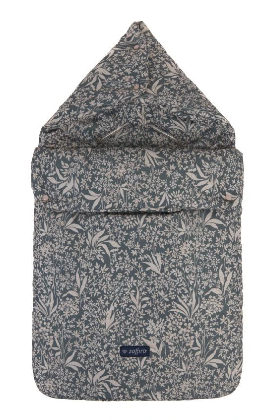 Zaffiro Organic Grey 5-in-1 Katoen Voetenzak 1 Zaffiro Organic Grey 5-in-1 Katoen Voetenzak